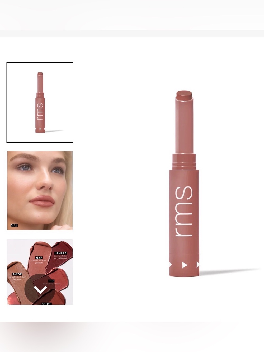 RMS Beauty Legendary Serum Lipstick in Mae NWT
